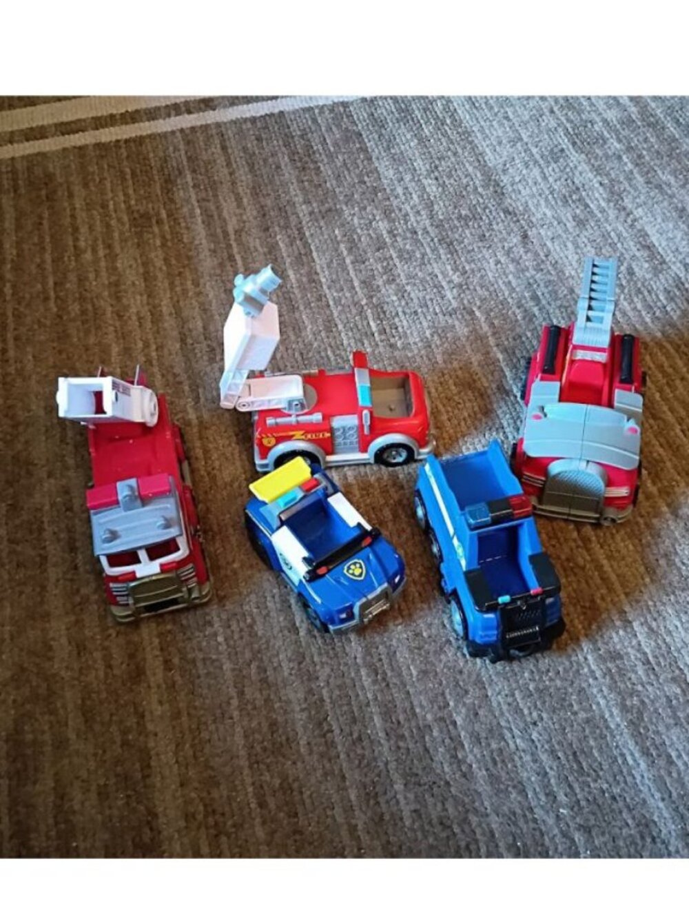Emergency Toy Vehicles (5 Different)